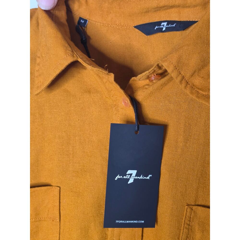 7 For All Mankind Button Down Shirt - Picture 5 of 7
